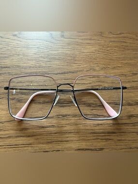 Any Wolf 4746 col. 0 pink/black women metal oversized eyeglass